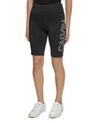 Calvin Klein Ladies Bike Shorts Performance High Waist W  Pocket Black Medium