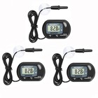 Aquarium Thermometer  Fish Tank Thermometer  Digital Temperature   With Large   