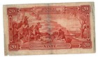 Angola Portugal Banknote 20 Angolares 1951 P83 Rare Good Condition
