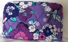 Vera Bradley Enchanted Garden Cotton Small Bifold Wallet Nwt 