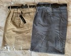 Men s Pleated Dress Pants Slacks Trousers Belted Cuffed Bottoms Sizes 28 - 58