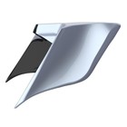 Atlas Silver Metallic Stretched Side Covers For Street Glide Road Glide 2014 