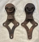 Vtg Antique Allith Barn Door Hanger Large Cast Iron Factory Industrial Rollers