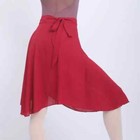 Ballet Skirt Women Adult Long Skirt Lace Up Ballet Tutu Skate Skirt Dance Wear