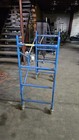 2x Werner Ps-48 - Rolling Scaffold - 4  X 3 8  X 2  Portable Folding Scaffolding