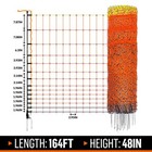 Electric Fence Poultry Netting 48  X 164  - Portable Pre-assembled Electric N   
