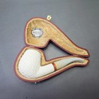 Mbsd Meerschaum Deluxe Rustic Bent Block Meerschaum Pipe  Briar-mortise  New