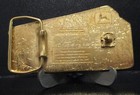 John Deere Commons 1997 Grand Opening Belt Buckle 2 Cylinder Tractors Moline Il