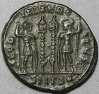 336 Constantine Great Ae3 Roman Empire Soldiers Rare Unpublished Xf  25011301r 