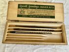 Vintage Stanley Russell Jennings Auger Bit Set No  32-1 2 Quarters No  100