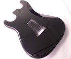Strat Stratocaster Guitar Body North American Alder Black      4 6lbs