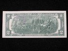 1976 Postmarked Bicentennial Two Dollar Note   Uncirculated    2 First Day Issue