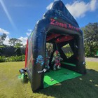 10x12ft Zombie Attack Axe Throwing And Archery Shooting Game For Backyard Events