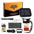 Auxbeam Atv Utv 6gang 720w Led Work Light Control Switch Panel Relay System Blue