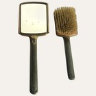 Mid Century Vanity Set Hand Mirror Hair Brush Set Vintage Victorian Style 50s