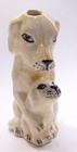 England  Mom   Pup Labrador Retriever Dog Pie Bird Vent Blp Babbacombe Pottery