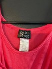 Pink Violet Summer Dress Size 10 12 Pink Blue
