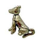 Disney Japan Classic Winnie The Pooh 100 Acre Woods Pin Pewter Tigger Moving