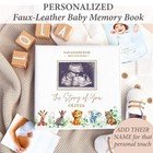 Personalized Baby Book     Baby Memory Book Keepsake For Boy Or Girl I First 5    