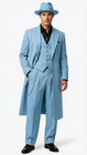 British Men s Zoot Suit Wedding Groom Tuxedo Evening Party Prom Long Coat 3pcs