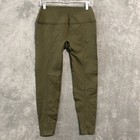 Free People Movement Leggings Green M l Womens Tiny Cut-outs Skinny Made In Usa