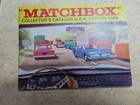 Vintage Matchbox Collector s Catalog Usa Edition 1969  o15 