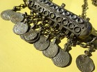 Kurdish Tribal Necklace Antique Ethnic Amuletic Prayer Herb Container Box Coins