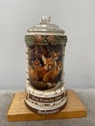 Anheuser Busch Beer Stein Animal Family Series Fox Family Den W  Original Box