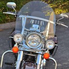 28  X 22 clear Windshield Windscreen W bracket For Harley Road King Flhr 1994-23