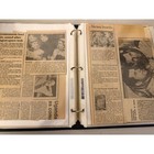 Vintage Soviet Space Scrapbook Binder Gagarin Komarov Cold War Ussr