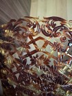 Antique Large 10 8  Hair Comb Tortoise Shell Ornate Hair Accessory