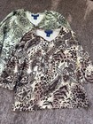 Karen Scott Vintage Y2k Women s Paisley Tops Cotton Lot Bundle Of 2 Size M