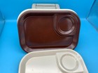 Vintage Rubbermaid Divided Plates  Lot Of 5   3850