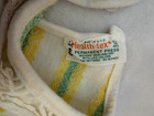 Vtg 70s Health-tex Yellow Tulip Flower Baby Girl 1pc Bubble Romper 12 M Usa Made