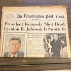 Jfk Assassination 1963 Newspaper Lot   Washington Post  La Times   Atlanta miami