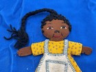 Vintage Cloth Little Girl Needle Holder Hand Made