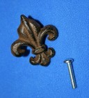 Fleur De Lis Drawer door Pull knob victorian Decor kitchen Decor gifts   F-8