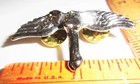 Flying Penis Pin Vintage Dick Collectible Old Biker Vest Pinback  winged Wonder 