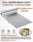 Aluminum Foil Roll  Heavy Duty 12inx150ft  30 Micron Thick Strong Foils Aluminum