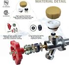 Universal Outdoor Faucet Repair Kit  vacvbkx1b Vacuum Breaker metal Yellow 
