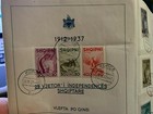 Albania 1937 25th Anniv  Of Independence Used Block