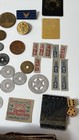Vintage Circulated Sales Tax Tokens   Receipts Lot Mo Ok Co Nm Aluminum Brass