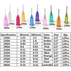 120pcs 1 2  Industrial Liquid Dispenser Needle Adhesive Glue Dispensing    