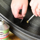 Rubber Cement Tire Repair Glue Brush Applicator Use With Plug_ 8 Oz   