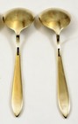 Vintage Dirigold Dirilyte Goldware Regal Flatware Silverware Cream Soup Spoon