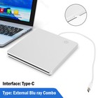 Type-c External Portable Drive Dvd Combo Player Reader For Mac Os Win10