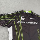 Cannondale Men s Black Short Sleeve Cycling Full Zip Jersey Size Medium  