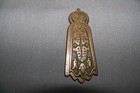 One  Used  Rose Brass Tone  Keyhole Cover  With Top Cover Plate - See Info