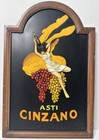 Vintage Original Asti Cinzano By Leo Cappiello 3d Resin Relief -24 X 16   