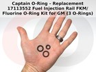 17113552 Fuel Injection Rail O-ring Kit For General Motors gm  3 O-rings 